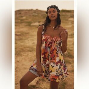 Anthropologie Maeve Layered Bustier Roomper M New!